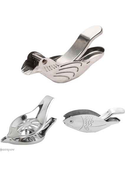 HG73596SV2 M Paslanmaz Çelik Limon Dilim Sıkacağı Kuş El Sıkacağı Narenciye Kireç Portakal Meyve Suyu Basın Manuel Sıkma Metal Mutfak Aracı (Yurt Dışından) fiyatları
