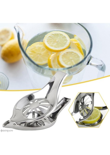 HG73596SV2 M Paslanmaz Çelik Limon Dilim Sıkacağı Kuş El Sıkacağı Narenciye Kireç Portakal Meyve Suyu Basın Manuel Sıkma Metal Mutfak Aracı (Yurt Dışından) modelleri
