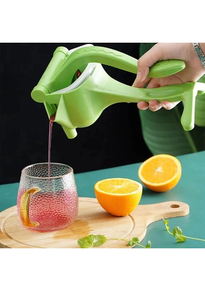 Yeşil Manuel Sıkacağı Sıkacağı Ekstruder Portakal Basın Meyve Limon Karpuz Nar Çok Fonksiyonlu Narenciye Sıkacakları El Meyve Gıda (Yurt Dışından) fırsatları