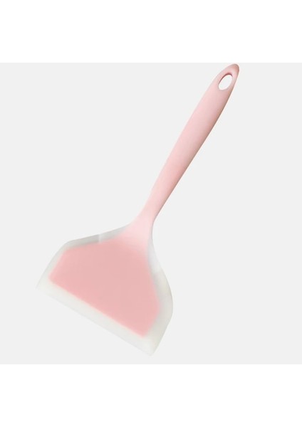 Açık Pembe Silikon Mutfak Eşyaları Spatula Et Yumurta Mutfak Kazıyıcı Pizza Pişirme Araçları Yapışmaz Kürek Eşya Pişirme (Yurt Dışından)
