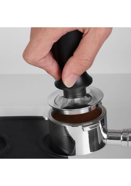 Siyah 58 mm Kahve Sabotaj Ayarlanabilir Derinlik Ölçekli Espresso Yayları Kalibre Edilmiş Tamping Kahve Dağıtıcı (Yurt Dışından) modelleri