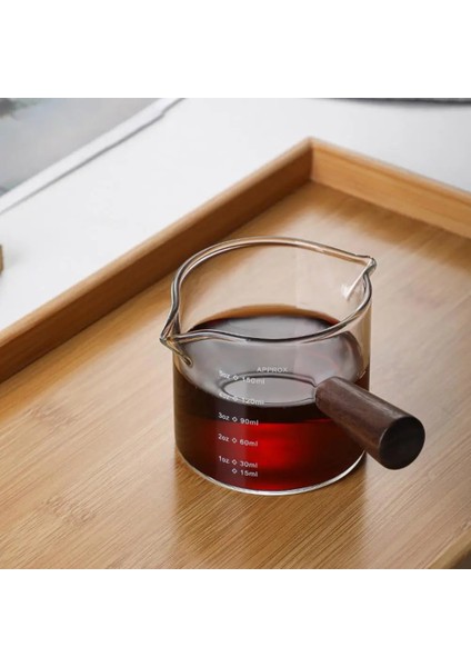 70ML 10.3X6X5.5CM 70/150ML Çift/tek Ağızlı Süt Sürahisi Şeffaf Terazi Süt Kahve Ölçüm Kabı Latte Espresso Kahve Sürahisi Cappuccino Süt Kupası (Yurt Dışından)
