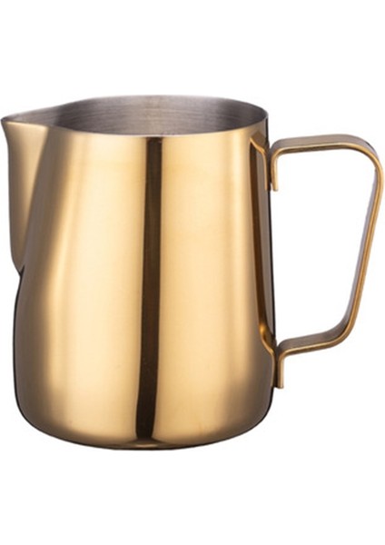 Altın 600ML Süt Köpürtücü Fincan Köpürtme Mikser Aracı Barista Araçları Kahve Moka Cappuccino Latte Süt Köpürtme Sürahisi Süt Sürahi Kahve Hizmetleri (Yurt Dışından) fırsatları