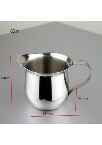 60ML 2oz Mutfak Paslanmaz Çelik Süt Köpürtme Sürahisi Espresso Buhar Kahve Cappuccino Zanaat Kahve Latte Süt Kreması Köpürtme Sürahisi Sürahi (Yurt Dışından) fiyatları
