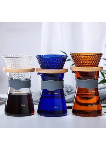 300ML STYLE03 Amber V60 Çilek Damla Kahve Makinesi Seti Yüksek Sıcaklığa Dayanıklı Renkli Kahve Makinesi ve Narin Kahve Filtresi (Yurt Dışından) modelleri