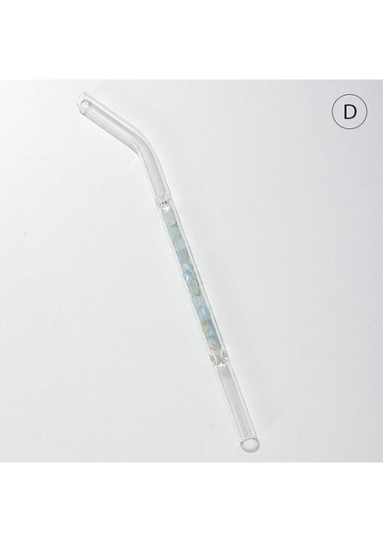 Akuamarin Doğal Kristal Çakıl Cam Pipet Ametist Enerji Sağlık Içeceği Saman Dekorasyon Aile Içme Gereçleri 1 Adet (Yurt Dışından)