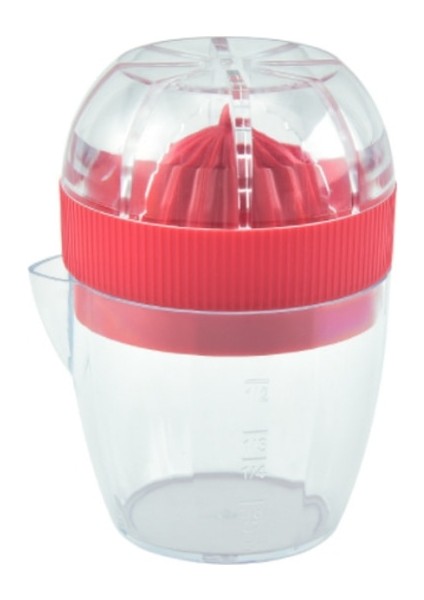 Kırmızı Çok Fonksiyonlu Ev Manuel Meyve Sıkacağı Mutfak Gadget Dereceli Bardak Sıkacağı ile Portakal Limon Sıkacağı (Yurt Dışından)
