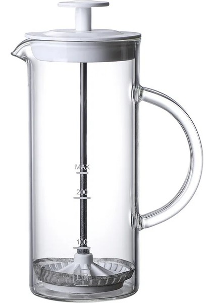 480ML Manuel Süt Köpürtücü Cam Süt Köpürtücü Cezve Cam Örgü Fransız Basın Kahve Makinesi Köpürtücü Sürahi Karıştırıcı Krema Mutfak Gereçleri (Yurt Dışından) indirimleri