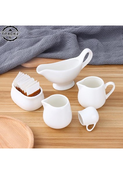 B Şeker Kreması Süt Tencere Sürahi Seramik Baharat Kavanoz Kreması Konteyner Fincan Sofra Beyaz Mutfak Aletleri Süt Sürahisi Coffeeware (Yurt Dışından) fiyatları