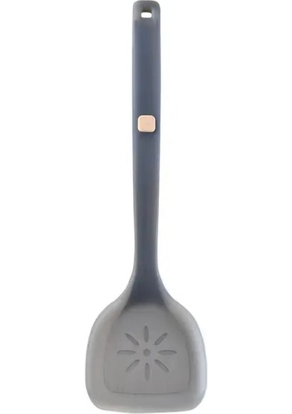 Siyah Kokusuz Spatula Silikon Kızartma Spatula Yarı Saydam Uygun Depolama Pişirme Spatula Kızartma (Yurt Dışından)