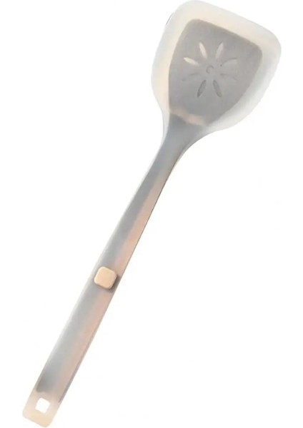 Siyah Koku Yok Tavada Kızartma Spatula Asılı Delikli Mutfak Spatula Yarı Saydam Pişirme Sessiz Tavada Kızartma Mutfak Spatula (Yurt Dışından) fiyatları