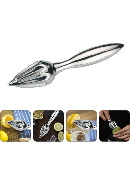 Gümüş 20X4.1 cm Meyve Sıkacağı Sıkacağı Limon Manuel Oyucu Narenciye El Meyve Portakal Pres Çelik Paslanmaz Sıkacakları Metal Alet Mutfak Çıkarıcı Makinesi (Yurt Dışından) modelleri