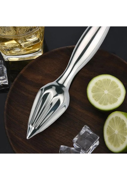 Gümüş 20X4.1 cm Meyve Sıkacağı Sıkacağı Limon Manuel Oyucu Narenciye El Meyve Portakal Pres Çelik Paslanmaz Sıkacakları Metal Alet Mutfak Çıkarıcı Makinesi (Yurt Dışından) fırsatları