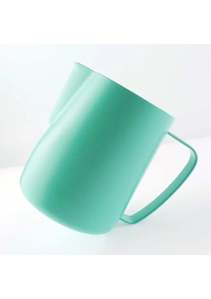 Renkli 350 ml Süt Buharda Köpürtme Sürahi Sürahi Paslanmaz Çelik Süt Sürahisi Latte Sanat Kalem Iğne Cafeteira Espresso Cappuccino Kahve Sürahi (Yurt Dışından) indirimleri
