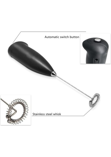 Braket Elektrikli Süt Köpürtücü Yumurta Çırpıcı Mutfak Içecek Köpürtücü Çırpma Mikser Karıştırıcı Kahve Cappuccino Kremalı Çırpma Köpüklü Karışım Bıyık (Yurt Dışından) fiyatları