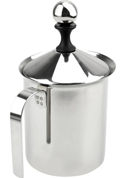 800ML Mutfak Gereçleri 400/800ML Paslanmaz Çelik Çift Örgü Süt Kreması Manuel Süt Köpürtücü Süt Köpüğü Örgü Kahve Köpürtücü Kahve Karıştırıcı (Yurt Dışından)