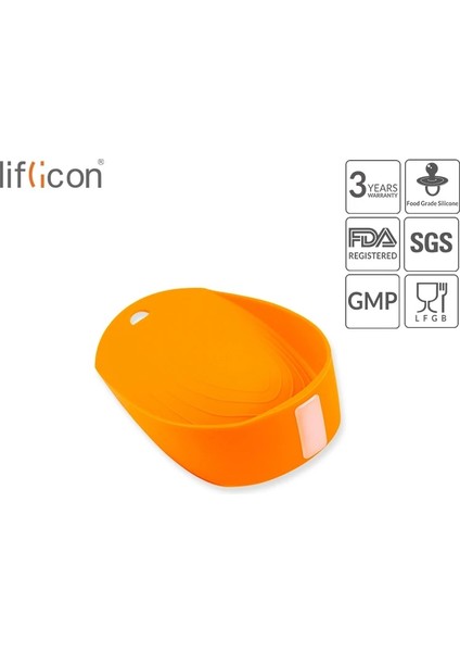 Turuncu Liflicon Silikon Parmak Koruyucu El Kesim Bıçağı Kesme Koruma Aracı Kesme Dilim Doğrama Güvenli Pişirme Koruması (Yurt Dışından) fiyatları