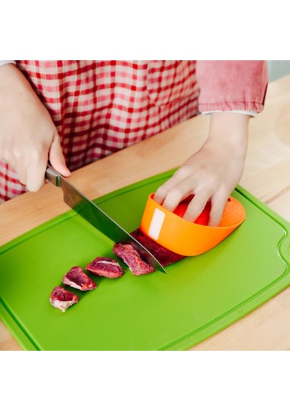Turuncu Liflicon Silikon Parmak Koruyucu El Kesim Bıçağı Kesme Koruma Aracı Kesme Dilim Doğrama Güvenli Pişirme Koruması (Yurt Dışından) indirimleri