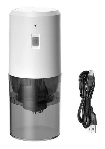 Beyaz Elektrikli Kahve Çekirdeği Öğütücü USB Şarj Taşınabilir Profesyonel Seramik Taşlama Çekirdek Kahve Çekirdekleri Değirmeni Öğütücü Mutfak Makineleri (Yurt Dışından)