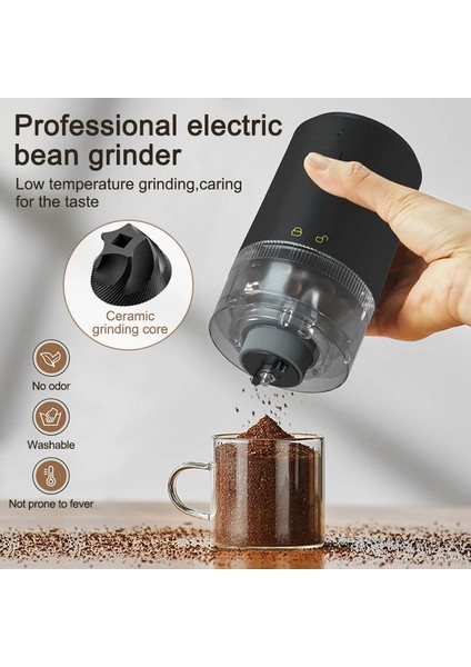 Beyaz Elektrikli Kahve Çekirdeği Öğütücü USB Şarj Taşınabilir Profesyonel Seramik Taşlama Çekirdek Kahve Çekirdekleri Değirmeni Öğütücü Mutfak Makineleri (Yurt Dışından) modelleri