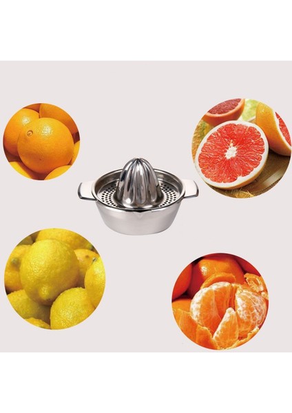 Gümüş Paslanmaz Çelik Limon Portakal Suyu Sıkacağı Blender Sıkacağı Makinesi El Manuel Pres Mutfak Ev Küçük Meyve Suyu Sıkacağı 25 # (Yurt Dışından) fırsatları