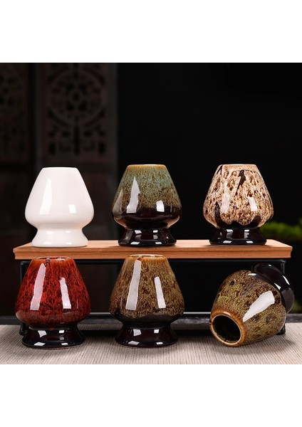 B-13 Matcha Seti Antik Çin Çayı Içme Gereçleri Bambu Çay Fırçası (Chasen) Seramik Japon Çay Töreni Çay Yapma Aksesuarları (Yurt Dışından) indirimleri