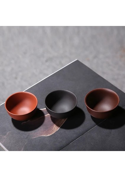 Kırmızı S 2 Adet/takım Yixing Mor Kil Çay Fincanları El Yapımı Mor Çamur Çay Bardağı Çin Kung Fu Çay Seti Doğal Çay Kase Ofis Içme Bardakları (Yurt Dışından) indirimleri