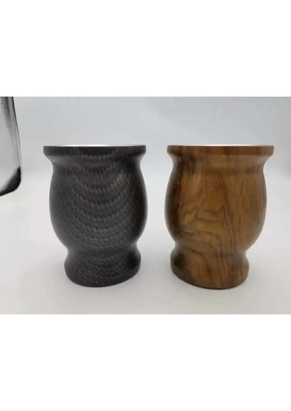 Ahşap Tahıl Rastgele 8 Oz Yerba Mate Çay Bardağı Çift Duvarlı Doğal Kabak Drinkware Teaware Arjantin Kabak Şeklinde Kolay Temizlenebilir Paslanmaz Çelik (Yurt Dışından)