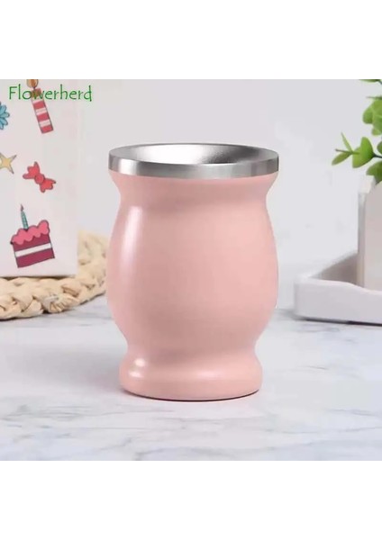 Ahşap Tahıl Rastgele 8 Oz Yerba Mate Çay Bardağı Çift Duvarlı Doğal Kabak Drinkware Teaware Arjantin Kabak Şeklinde Kolay Temizlenebilir Paslanmaz Çelik (Yurt Dışından) indirimleri