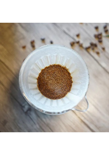 V01 Tımemore Kahve Kağıt Filtre Kahve Poşeti 1-2 Fincan V60 Damlatıcı Formatı Espresso Çay Demlik Aksesuarları Fan V-Şekilli Filtreler 50 Adet (Yurt Dışından)