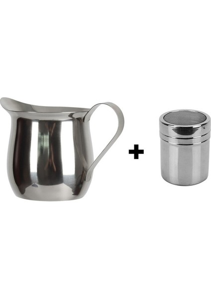 Süzgeçli 240ML (8 Ons) 60ML/90ML/150ML/240ML Süt Köpürtme Sürahisi Espresso Buharda Kahve Latte Köpürtücü Bardak Cappuccino Süt Sürahisi Krem Köpürtme Sürahisi (Yurt Dışından)