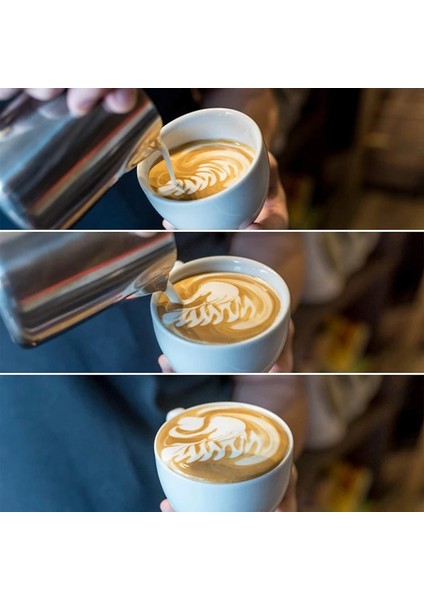 200ML Ölçeksiz Paslanmaz Çelik Süt Köpürtme Sürahi Espresso Buhar Kahve Barista Craft Latte Cappuccino Süt Krema Fincan Köpürtme Sürahi Sürahi (Yurt Dışından) fiyatları
