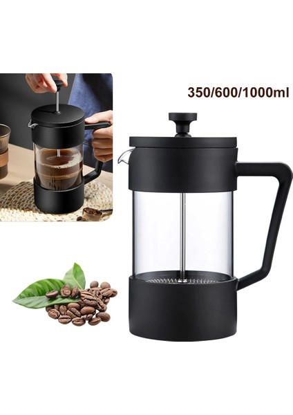 1000ML Fransız Basın Kahve Makinesi 350/600/1000ML Kahve Bira Makinesi Ev Mutfak Kahve Çay Makinesi Su Isıtıcısı Barista Araçları Coffeeware (Yurt Dışından)
