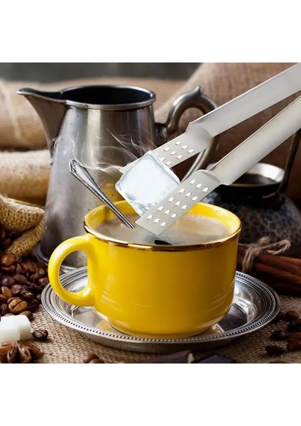 Çay Poşeti Sıkacağı Paslanmaz Çelik Dayanıklı Çay Poşeti Sıkacağı Maşa Tutucu Herb Kavrama Limon Dilim Sıkacağı Ev Mutfak Aksesuarları (Yurt Dışından)