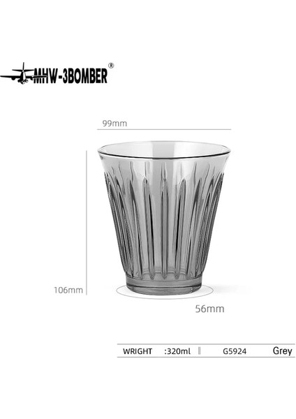 320 ml Mhw-3bomber Wright Kahve Bardağı Renkli Bardak Çay Kupaları Barista Araçları Aksesuarları Latte Lungo Espresso Bira Damlama Kahve (Yurt Dışından)