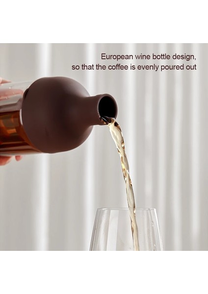 Çift Katmanlı Kahverengi Soğuk Demleme Cezve 1000 ml Buzlu Espresso Cam Makinesi Silikon Şişe Buz Damla Filtresi Manuel Kahve Aletleri Kahve Makinesi (Yurt Dışından) indirimleri