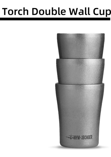1 Adet Gümüş 280 ml Mhw-3bomber 280 ml Paslanmaz Çelik Espresso Kahve Fincanı Seti Çift Duvar Barbekü Seyahat Kupalar Anti-Haşlanma Su Bardakları Ev Aksesuarları (Yurt Dışından)
