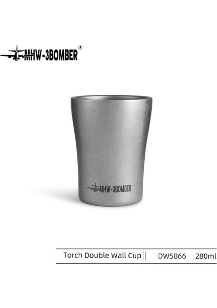 1 Adet Gümüş 280 ml Mhw-3bomber 280 ml Paslanmaz Çelik Espresso Kahve Fincanı Seti Çift Duvar Barbekü Seyahat Kupalar Anti-Haşlanma Su Bardakları Ev Aksesuarları (Yurt Dışından) fiyatları