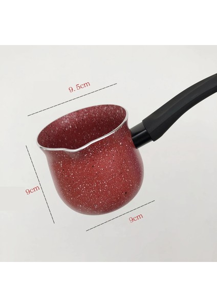 830ML Mavi Kapaklı 680ML/800ML Türk Cezvesi Gaz Sobası Isıtma Süt Tenceresi Tıbbi Taş Kaplama Gıda Takviyesi Pot Küçük Cezve (Yurt Dışından)