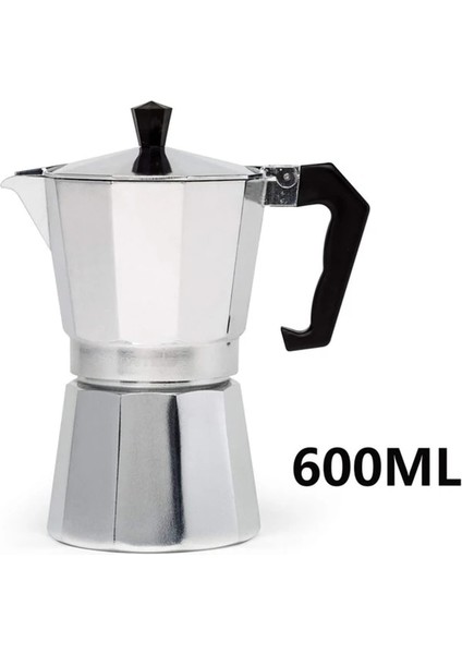 600ML Kahve Filtreleri Cezveler Alüminyum Makinesi Fincan Dayanıklı Moka Cafeteira Expresso Percolator Pratik Kahve Filtreleri 50/100/150/300/450/600ML (Yurt Dışından) fiyatları