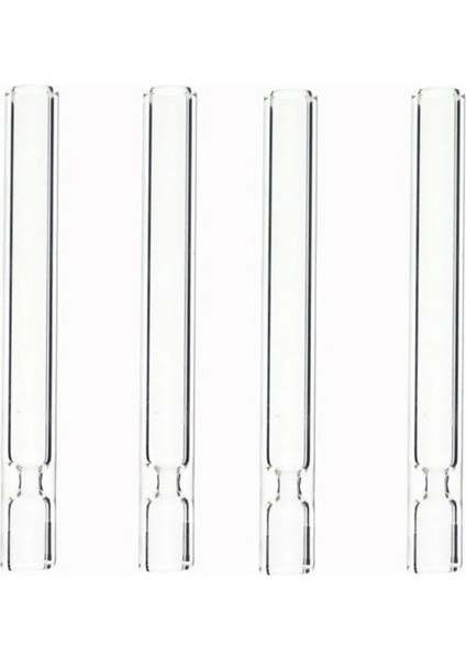 B Rastgele Renk 5 Adet Cam Tüp Koruyucu Kılıflı Su Içme Pipeti (Yurt Dışından)