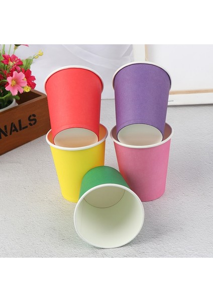 Sarı 10 Adet 10 Adet Renkli Tek Kullanımlık Bardak El Yapımı Kağıt Bardaklar Anaokulu Dıy El Yapımı Malzemeler Ev Kahve Fincanı Mutfak Aksesuarları (Yurt Dışından) fiyatları