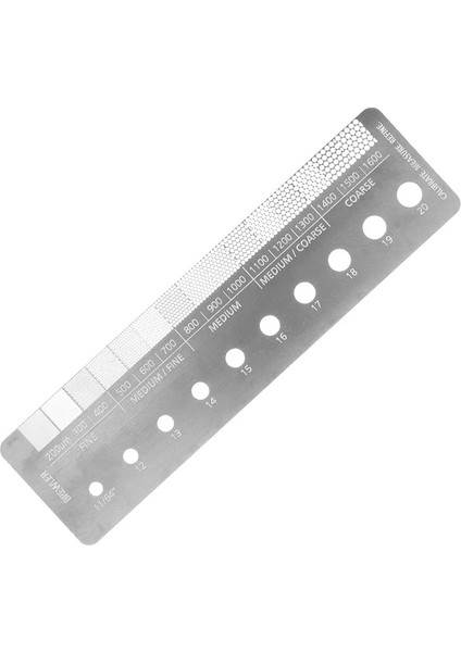 Gösterildiği Gibi 16.5x4.3 cm Kahve Öğütme Ölçme Aracı Boyutu Cetvel Ölçü Hassas Espresso Fasulye Fasulye Öğütücü Aksesuarı (Yurt Dışından)