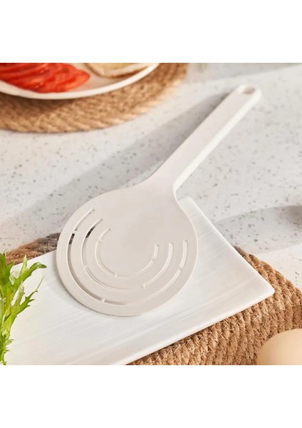 Beyaz Kızartma Spatula Gıda Sınıfı Yumurta Turner Asılı Delik Mutfak Pişirme Mükemmel Aşçı Balık Kızartma Spatula (Yurt Dışından) indirimleri