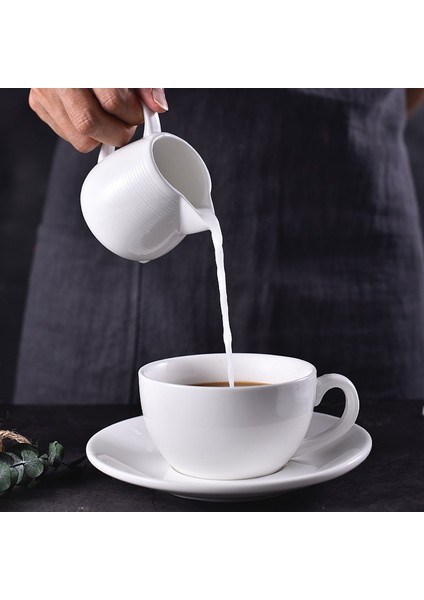 190 ml Avrupa Öğleden Sonra Çay Cafe Coffeeware Seramik Süt Sürahileri Barista Kahve Makinesi Aracı Süt Sürahi Fincan Cafeteira Espumador De Leche (Yurt Dışından) indirimleri