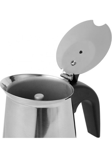 200 ml Paslanmaz Çelik Kahve Makinesi Cezve Moka Pot Şofben Kahve Makineleri Su Isıtıcısı Kahve Brewer Latte Percolator Soba Kahve Araçları (Yurt Dışından)