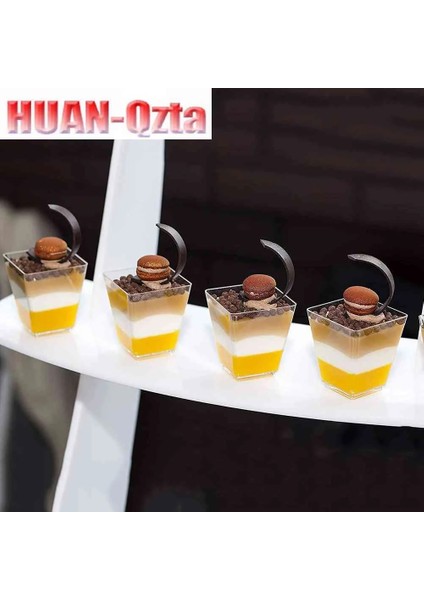 50 Adet 50-200 Adet Tek Kullanımlık Plastik Tatlı Bardak Plastik Tatlı Dondurma Fincan Ev Festivali Düğün Noel Partisi Malzemeleri (Yurt Dışından) fiyatları