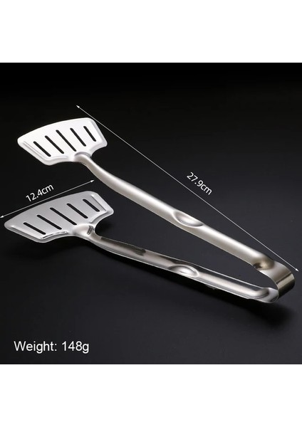 Stil 10 Çift Taraflı Spatula 3'ü 1 Arada Paslanmaz Çelik Taşınabilir Spatula Maşa Klip Yaratıcı Gıda Saygısız Biftek Klipler Spatula Klip 2023 Sıcak (Yurt Dışından)