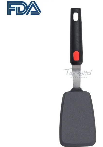 C Çok Amaçlı Silikon Turner Spatula Yumurta Balık Kızartma Tavası Kepçe Kızarmış Kürek Spatula Yapışmaz Pişirme Gereçleri Mutfak Aletleri (Yurt Dışından)