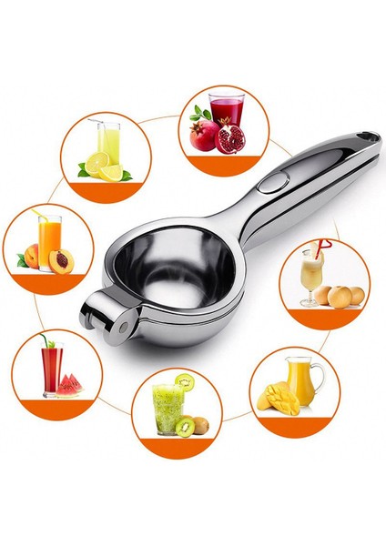 Standart M Gümüş Paslanmaz Çelik Ev Meyve Limon Manuel Sıkacağı Narenciye Portakal El Sıkacağı Pres Makinesi Dayanıklı Mutfak Aracı (Yurt Dışından) fiyatları